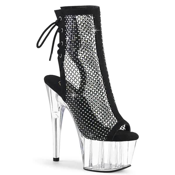 Pleaser ADORE-1018RM Damen Stiefelette Schwarz  EU 40