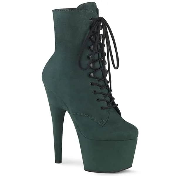 Pleaser ADORE-1020FS Damen Stiefelette Dunkelgrün  EU 43