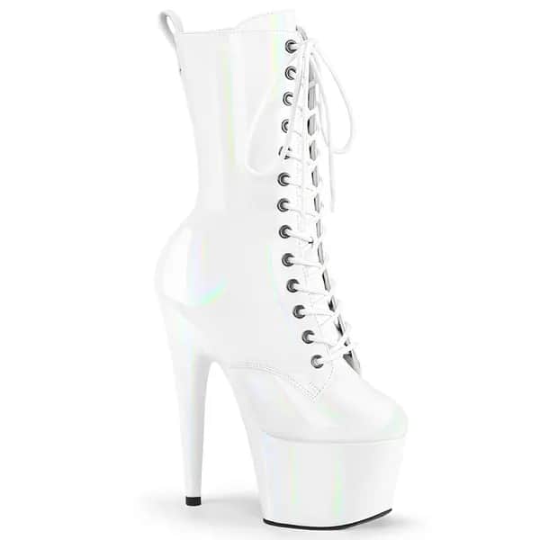 Pleaser ADORE-1040WR-HG Damen Stiefelette Weiß  EU 40