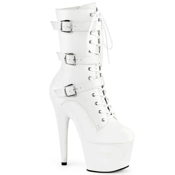 Pleaser ADORE-1043 Damen Stiefelette Weiß  EU 40