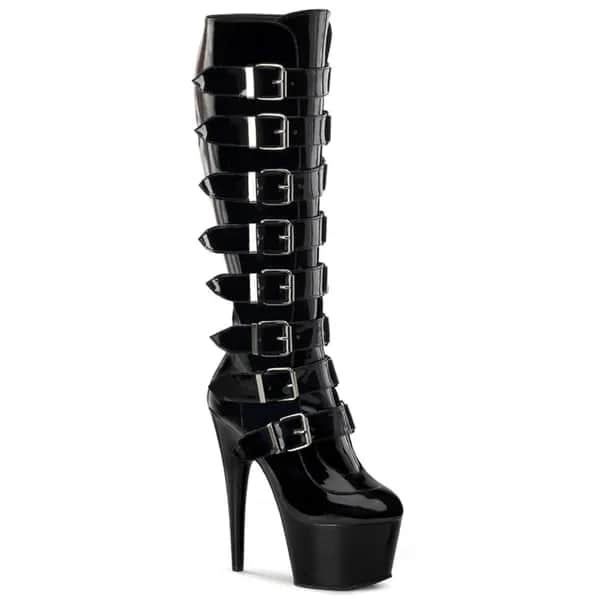Pleaser ADORE-2043 Damen Stiefel Schwarz  EU 40