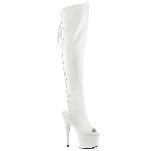 Pleaser ADORE-3019 Damen Stiefel Weiß  EU 40