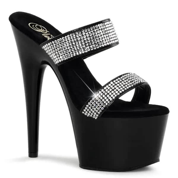 Pleaser ADORE-702-2 Damen Slipper Schwarz  EU 36