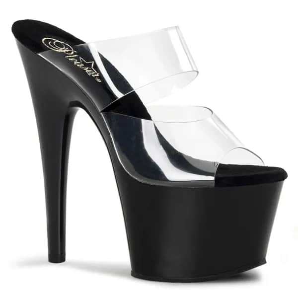Pleaser ADORE-702 Damen Slipper Transparent  EU 36