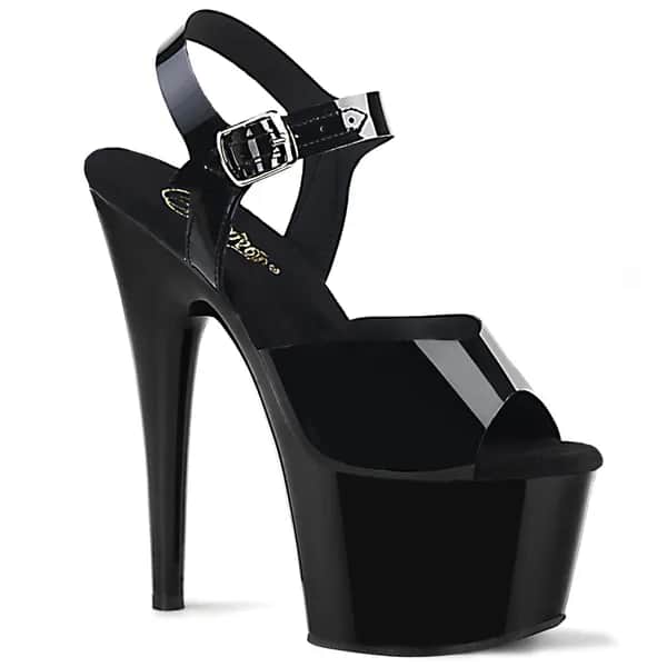 Pleaser ADORE-708N Damen Sandale Schwarz  EU 39
