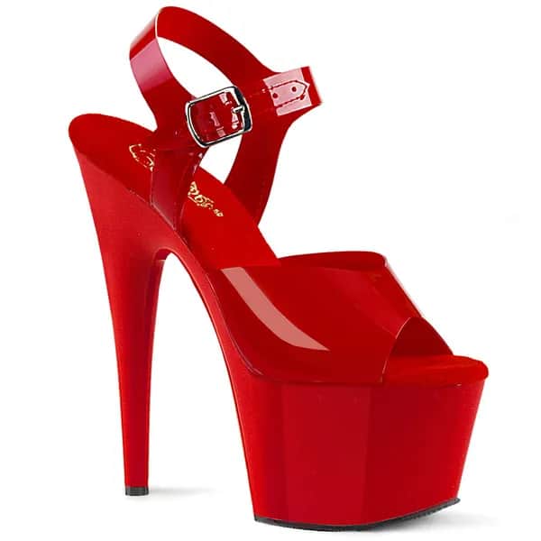 Pleaser ADORE-708N Damen Sandale Rot  EU 38