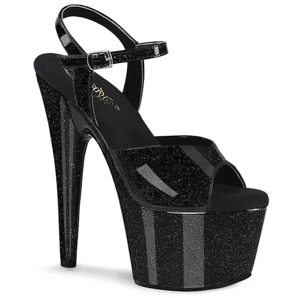 Pleaser ADORE-709GP Damen Sandale Schwarz  EU 35