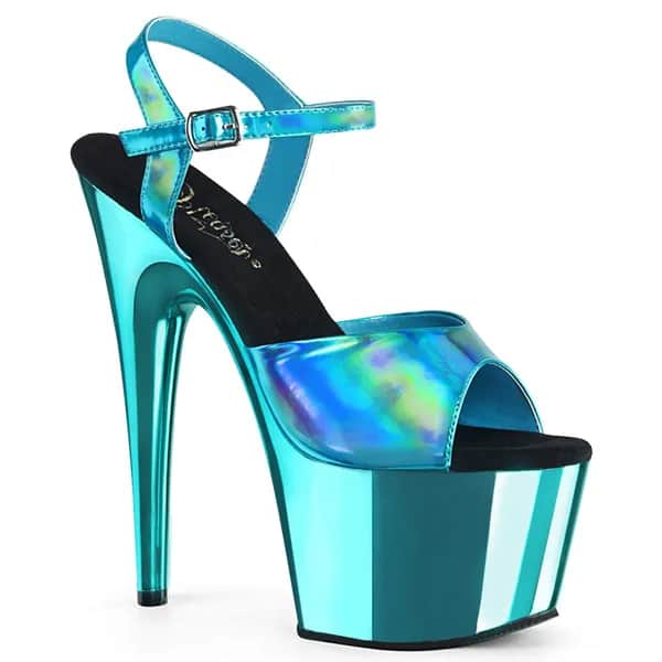 Pleaser ADORE-709HGCH Damen Sandale Türkis  EU 35
