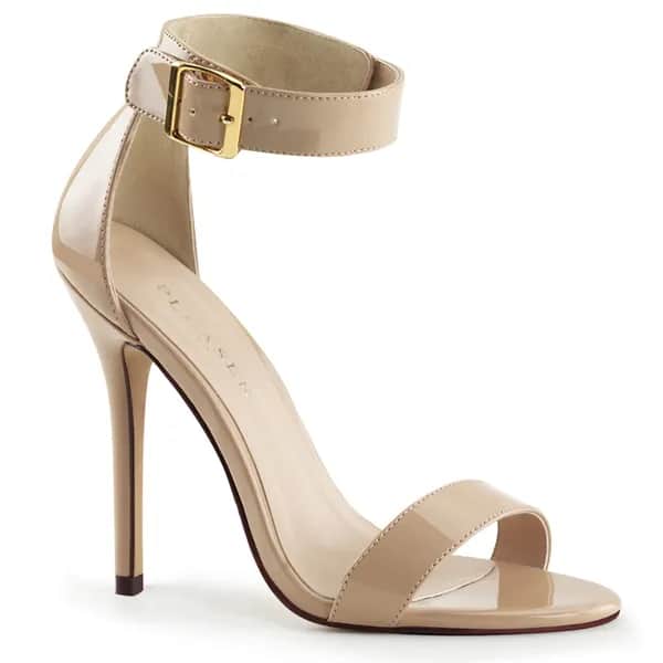 Pleaser AMUSE-10 Damen Sandale Beige  EU 46