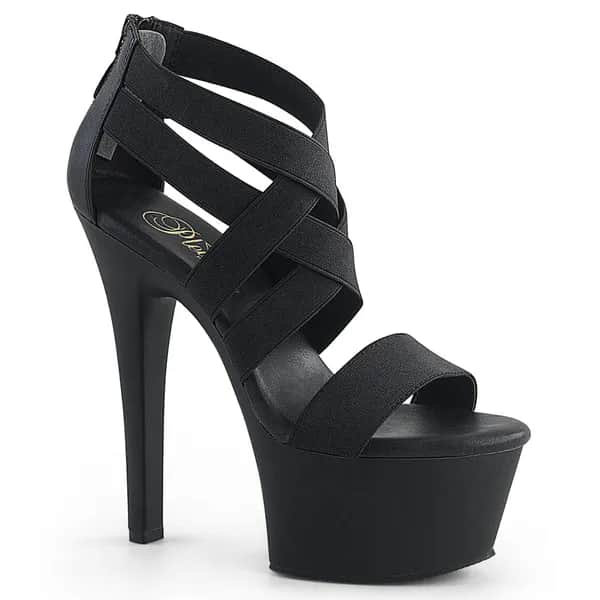 Pleaser ASPIRE-669 Damen Sandale Schwarz  EU 36