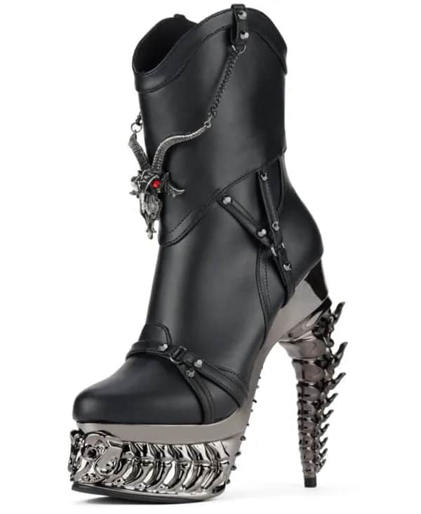 ALCHEMIE & HADES Baphometica Gotic Plateau Stiefelette 39