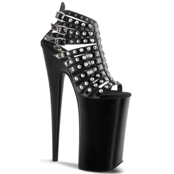 Pleaser BEYOND-093 Damen Sandale Schwarz  EU 38