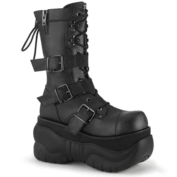 DemoniaCult BOXER-230 Unisex Stiefel Schwarz  EU 43