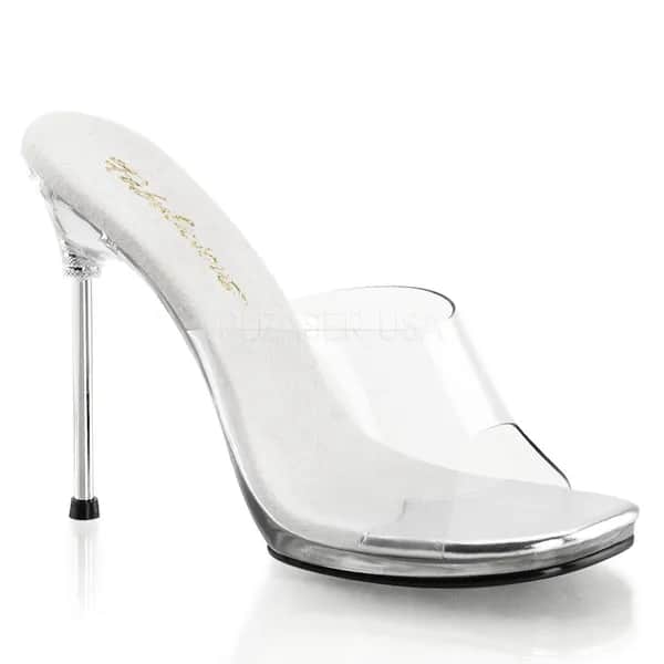Fabulicious CHIC-01 Damen Slipper Transparent  EU 38