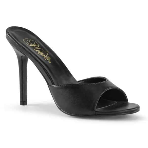 Pleaser CLASSIQUE-01 Damen Slipper Schwarz  EU 45