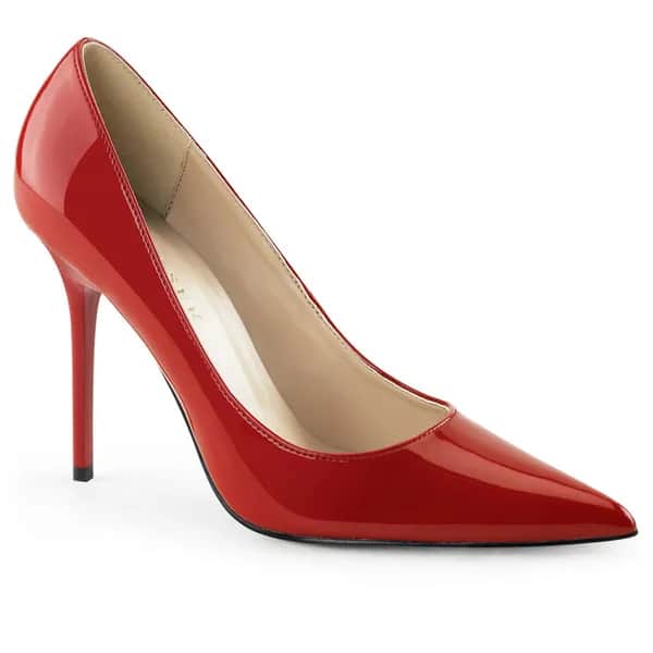 Pleaser CLASSIQUE-20 Damen Pumps Rot  EU 40
