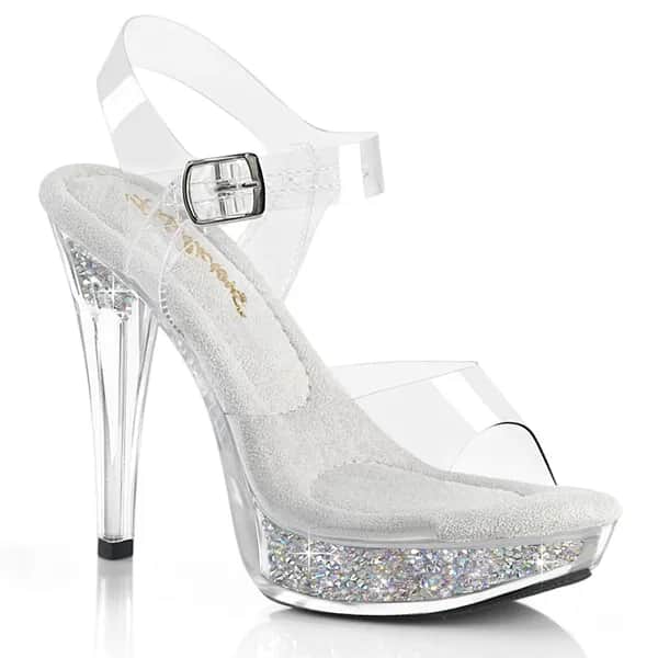 Fabulicious COCKTAIL-508RSI Damen Sandale Transparent  EU 38