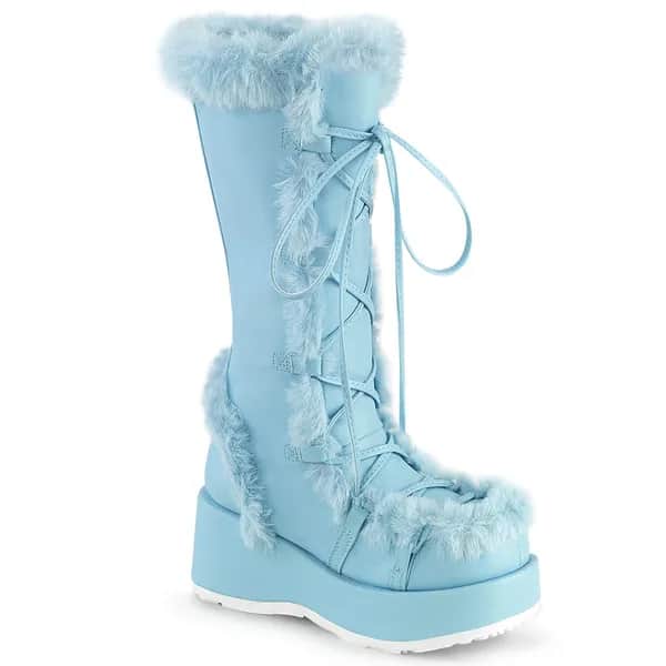 DemoniaCult CUBBY-311 Damen Stiefel Hellblau  EU 37