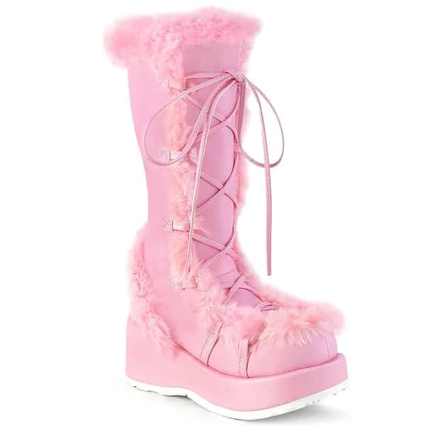 DemoniaCult CUBBY-311 Damen Stiefel Rosa  EU 41