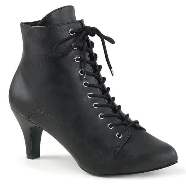 Pleaser Pink Label DIVINE-1020 Damen Stiefelette Schwarz  EU 42