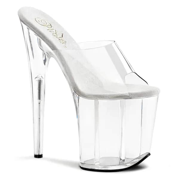 Pleaser FLAMINGO-801 Damen Slipper Transparent EU 35