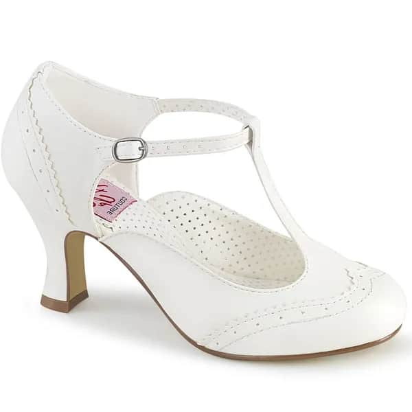Pin Up Couture FLAPPER-26 Damen Pumps Weiß  EU 36