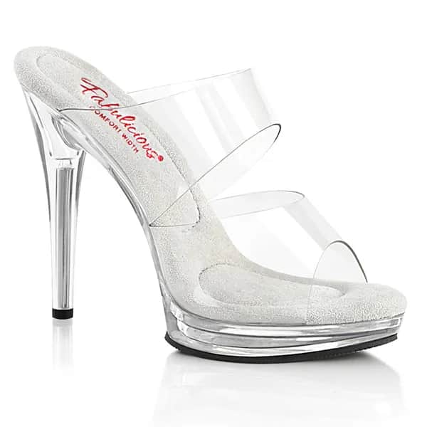 Fabulicious GLORY-502 Damen Slipper Transparent  EU 40