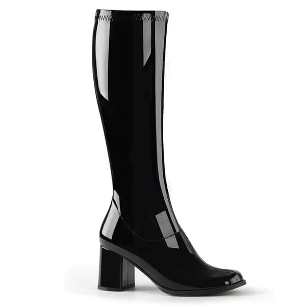 Funtasma GOGO-300 Damen Stiefel Schwarz Lack EU 42
