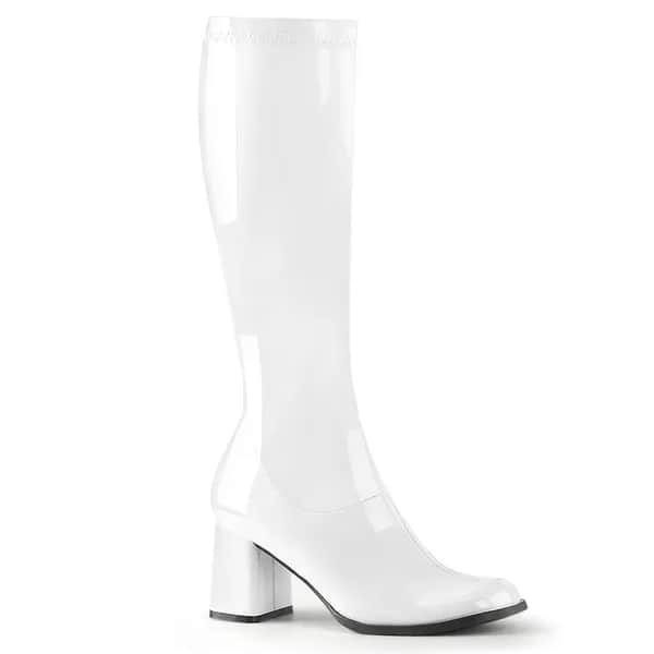 Funtasma GOGO-300 Damen Stiefel Weiß Lack EU 40
