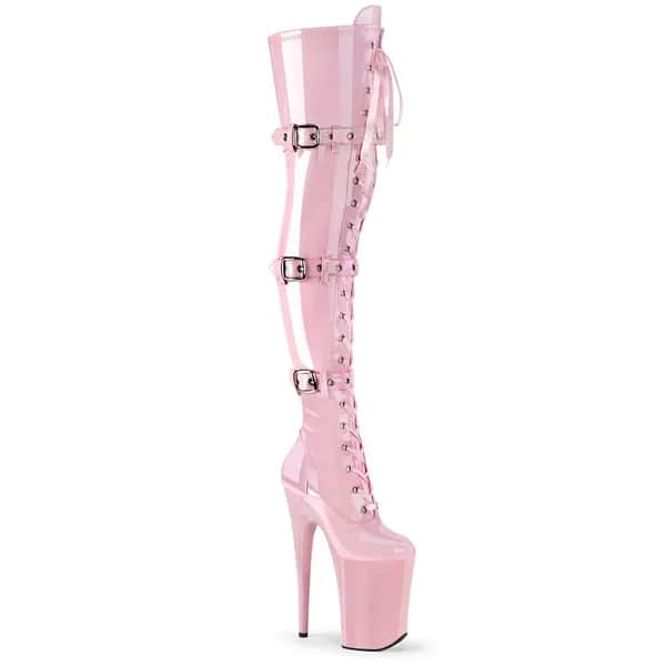 Pleaser INFINITY-3028 Damen Stiefel Rosa  EU 39