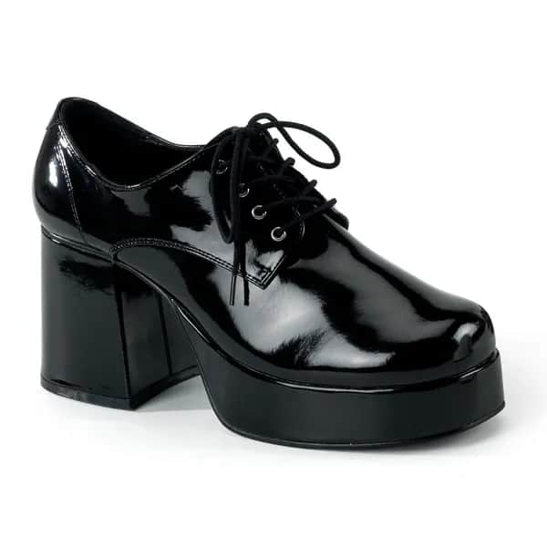 Funtasma JAZZ-02 Herren Halbschuh Schwarz Lack EU 42-43