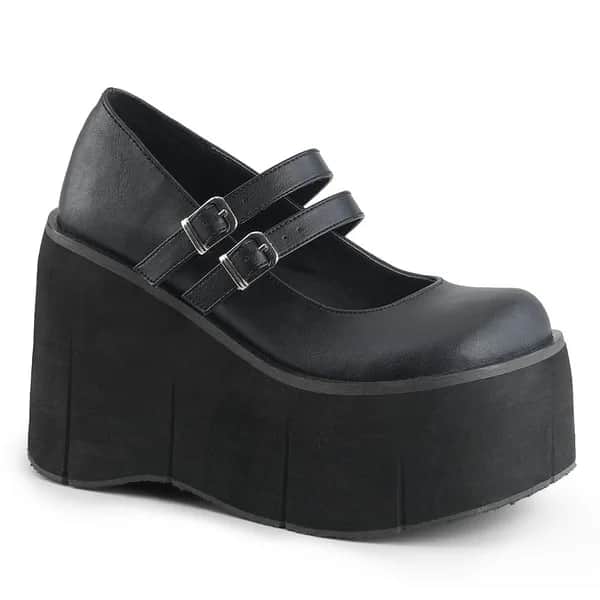 DemoniaCult KERA-08 Damen Sandale Schwarz  EU 38