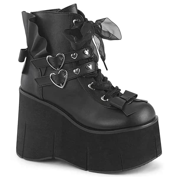 DemoniaCult KERA-55 Damen Stiefelette Schwarz  EU 35