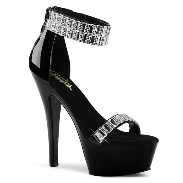 Pleaser KISS-269RS Damen Sandale Schwarz  EU 37