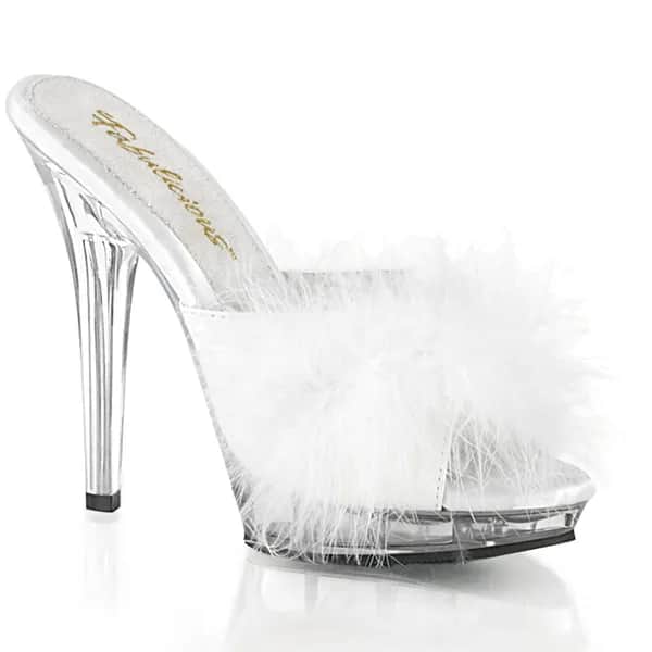 Fabulicious LIP-101-8 Damen Slipper Weiß  EU 44