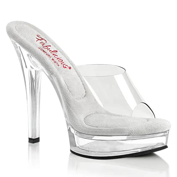 Fabulicious MAJESTY-501 Damen Slipper Transparent  EU 41