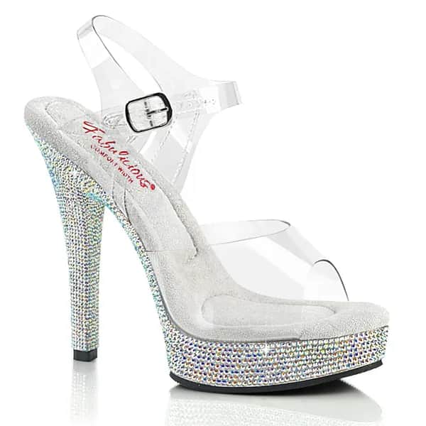 Fabulicious MAJESTY-508DM Damen Sandale Transparent  EU 41