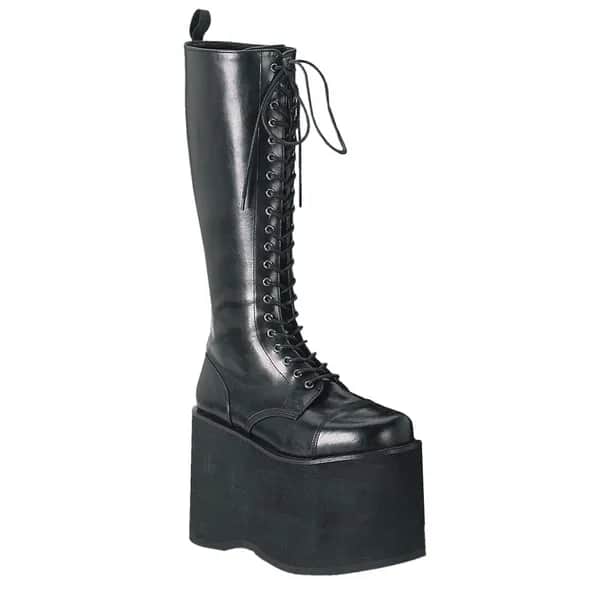 DemoniaCult MEGA-602 Unisex Stiefel Schwarz  EU 40