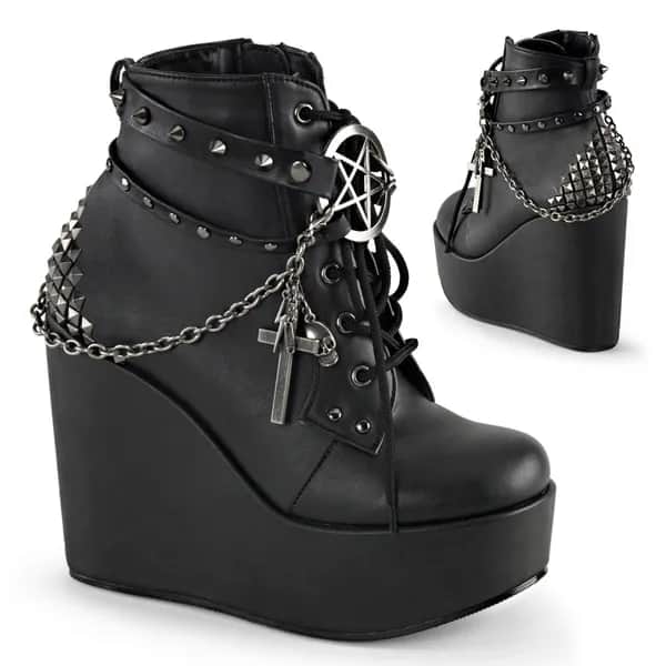 DemoniaCult POISON-101 Damen Stiefel Schwarz  EU 40