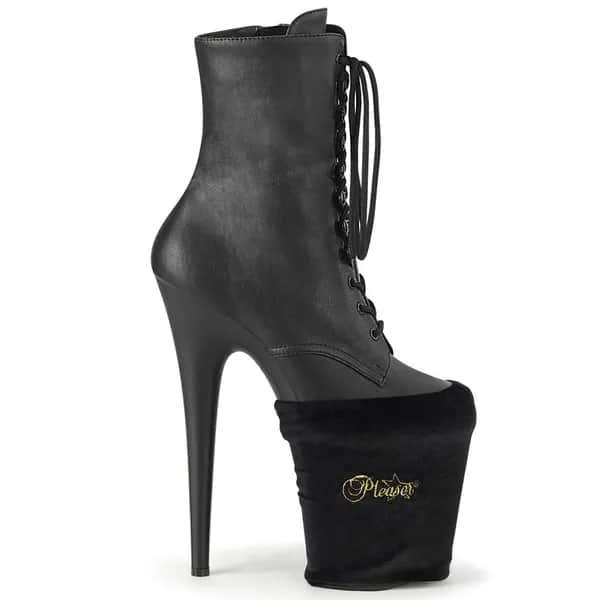 Pleaser PSP-BVEL Plateau Protektor Socken Schwarz Velour