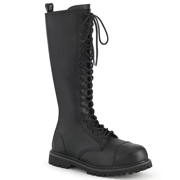 DemoniaCult RIOT-20 Unisex Stiefel Schwarz  EU 36