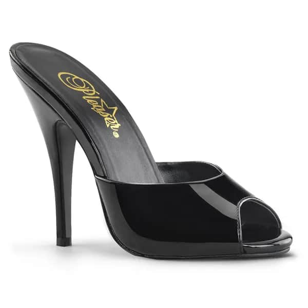 Pleaser Pink Label SEDUCE-101 Damen Slipper Schwarz  EU 44