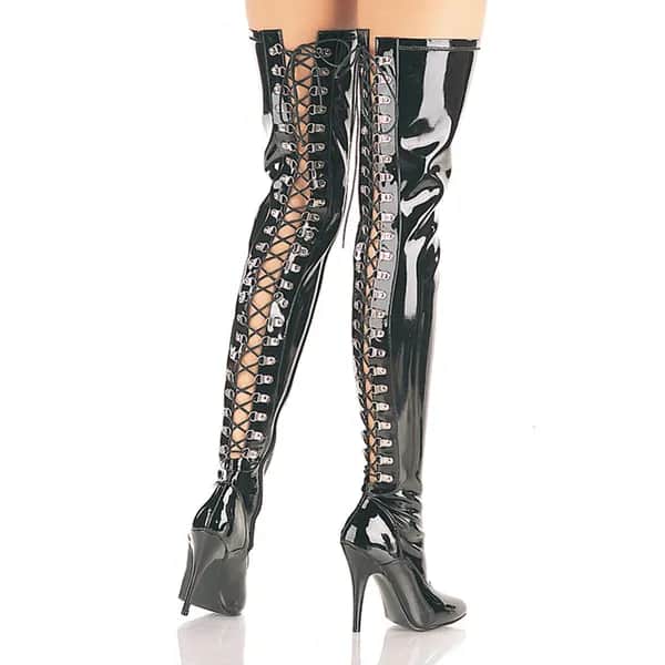 Pleaser SEDUCE-3063 Damen Stiefel Schwarz  EU 37