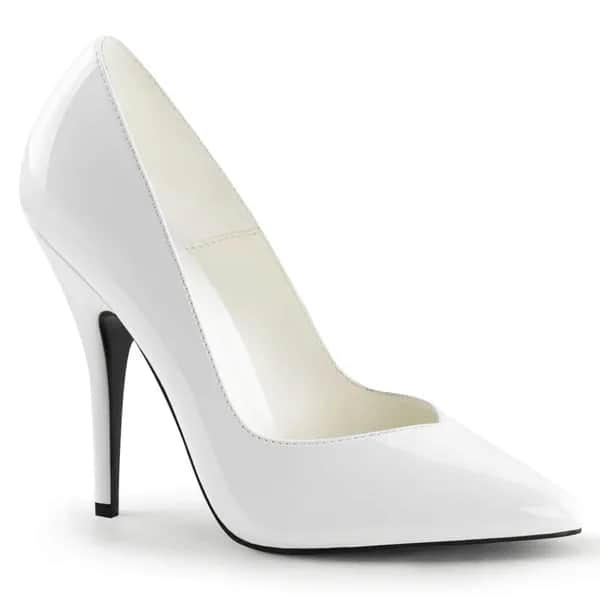 Pleaser SEDUCE-420V Damen Pumps Weiß  EU 39