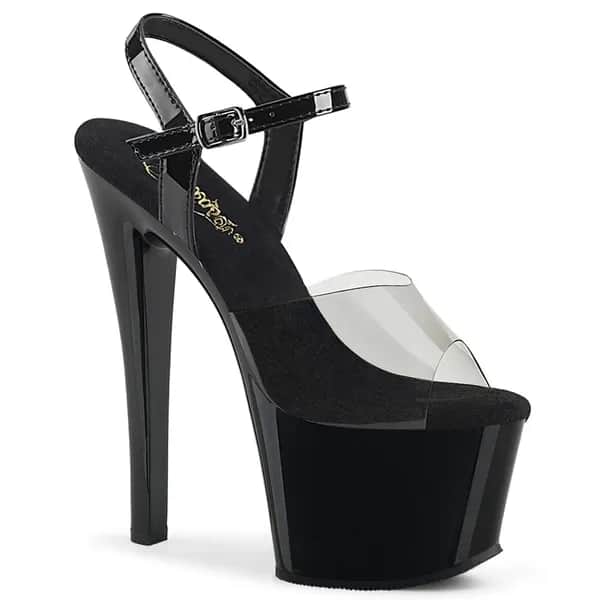 Pleaser SKY-308-1 Damen Sandale Schwarz  EU 39