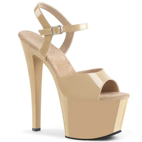 Pleaser SKY-309 Damen Sandale Beige  EU 39