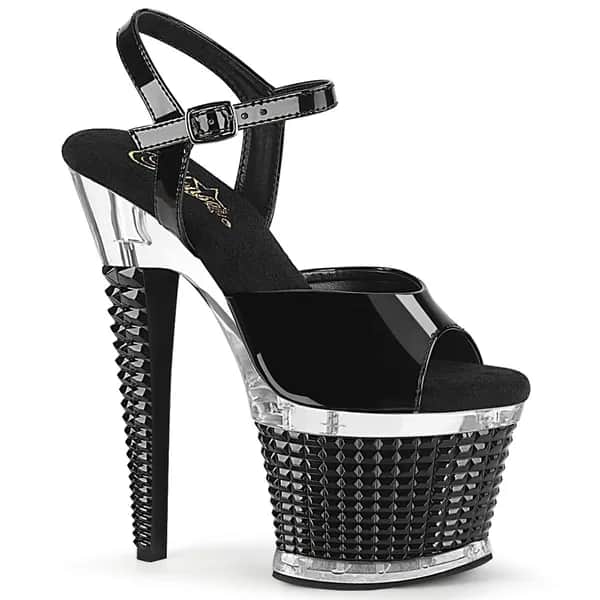 Pleaser SPECTATOR-709 Damen Sandale Schwarz  EU 37