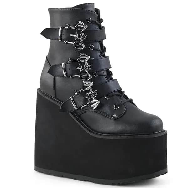 DemoniaCult SWING-103 Damen Stiefelette Schwarz  EU 37
