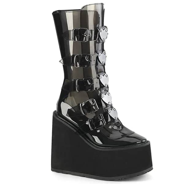 DemoniaCult SWING-230C Damen Stiefel Schwarz  EU 38