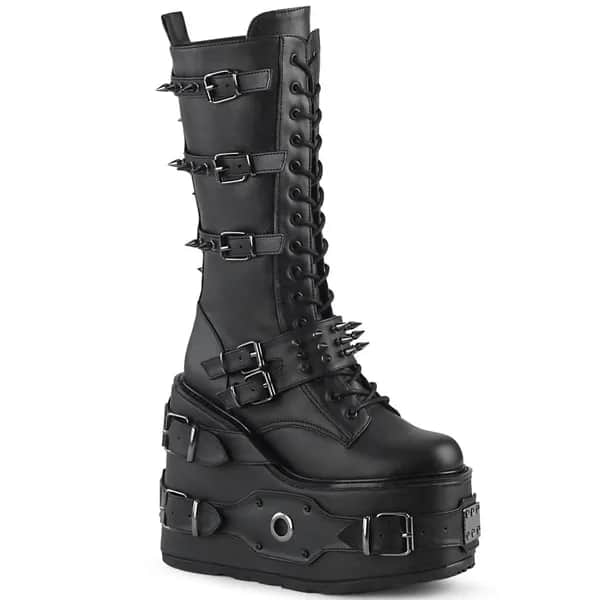 DemoniaCult SWING-327 Damen Stiefel Schwarz  EU 40